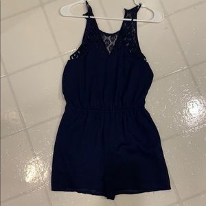 Navy romper